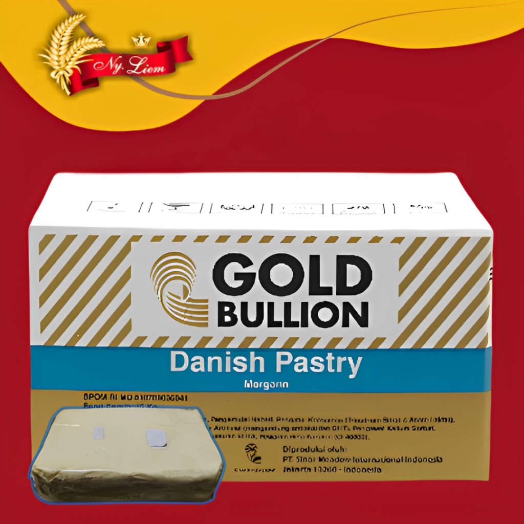 

GOLD BULLION Danish Pastry / Margarine Pastry 1kg #R