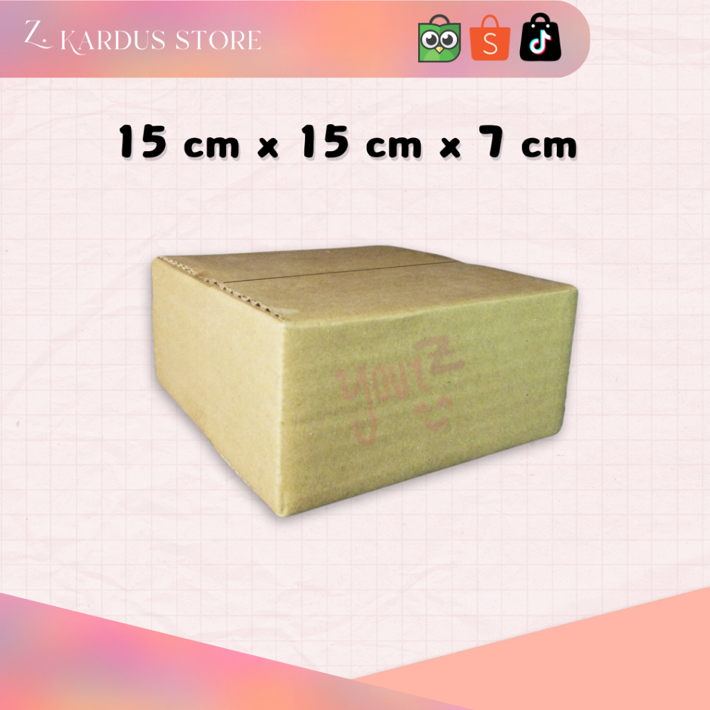 

Kardus Sedang | Kardus Packing | Kardus Paket | Kardus ukuran 15 cm x 15 cm x 7 cm
