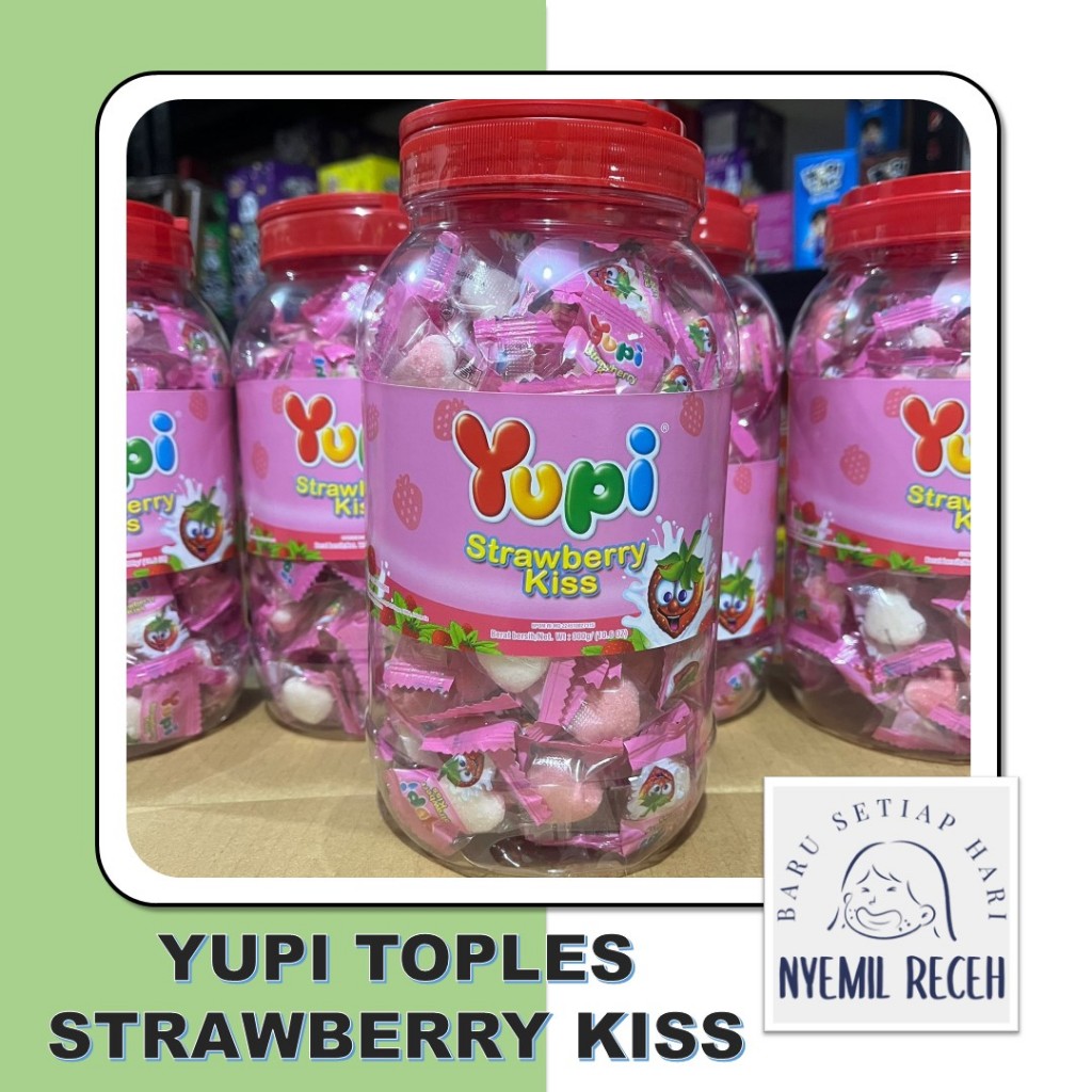 

Yupi Toples Strawberry Kiss 300gr