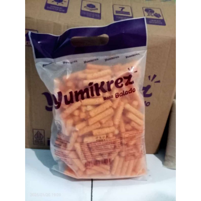 

YUMIKREZ SNACK RASA BALADO KEMASAN POUCH