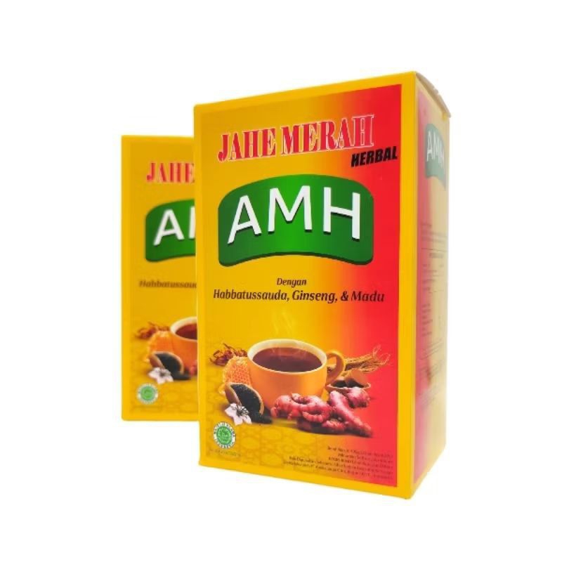 

AMH JAHE MERAH HERBAL 1box isi 20 sachet