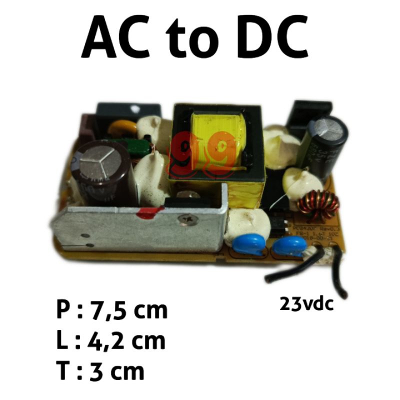 power supply 24v 3A caberawit smps 23v 3A adaptor 24v 3A