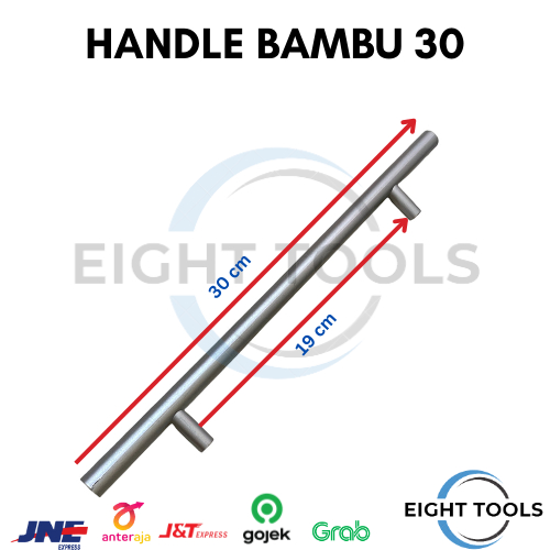 Handle Bambu 30cm/Handle Pintu Lemari / Handle Laci / Handle Laci Lemari / Handle Plastik / Handle S