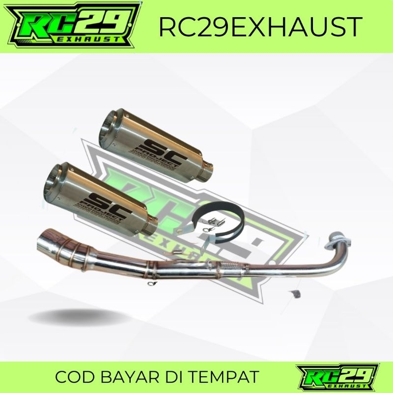 knlpot racing SC PROJECT VEGA BLADE JUPITER Z SUPRA REVO KHARISMA SMASH SHOGUN