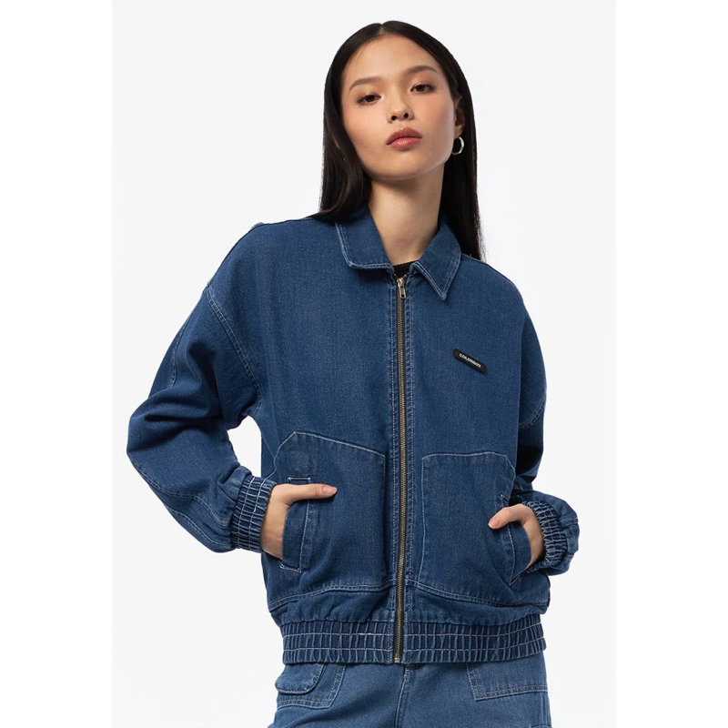 Ja ket jeans colorbox Denim Bomber Jacket