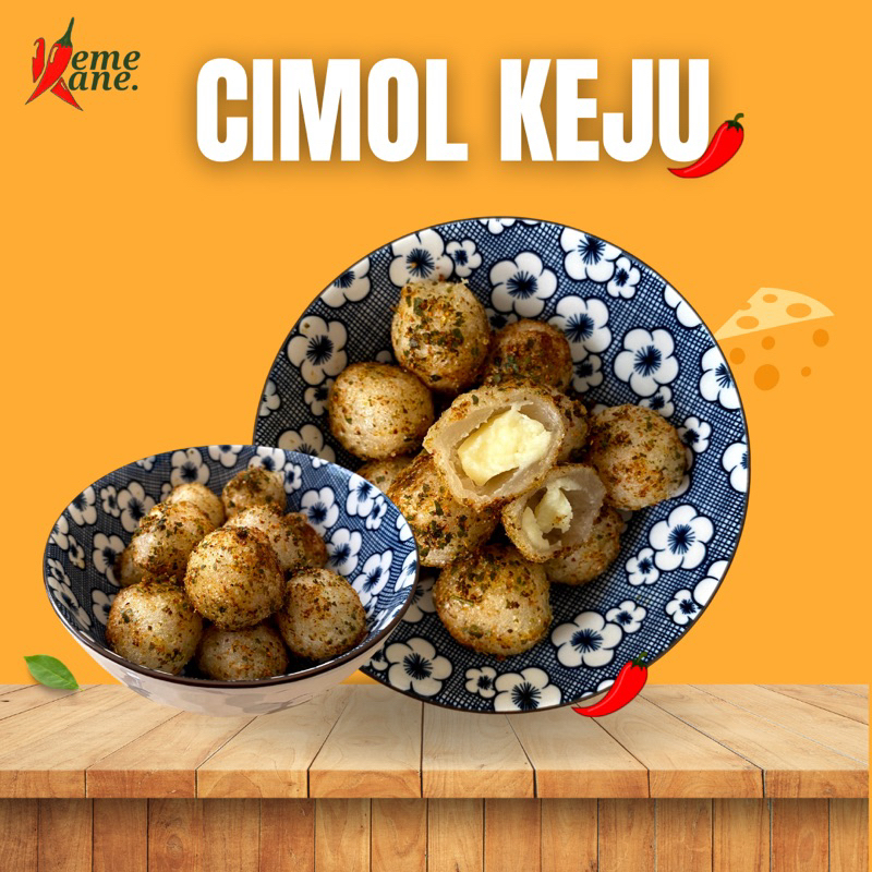 

CIMOL KEJU FROZEN isi 20pcs - Pedas Asin Daun Jeruk