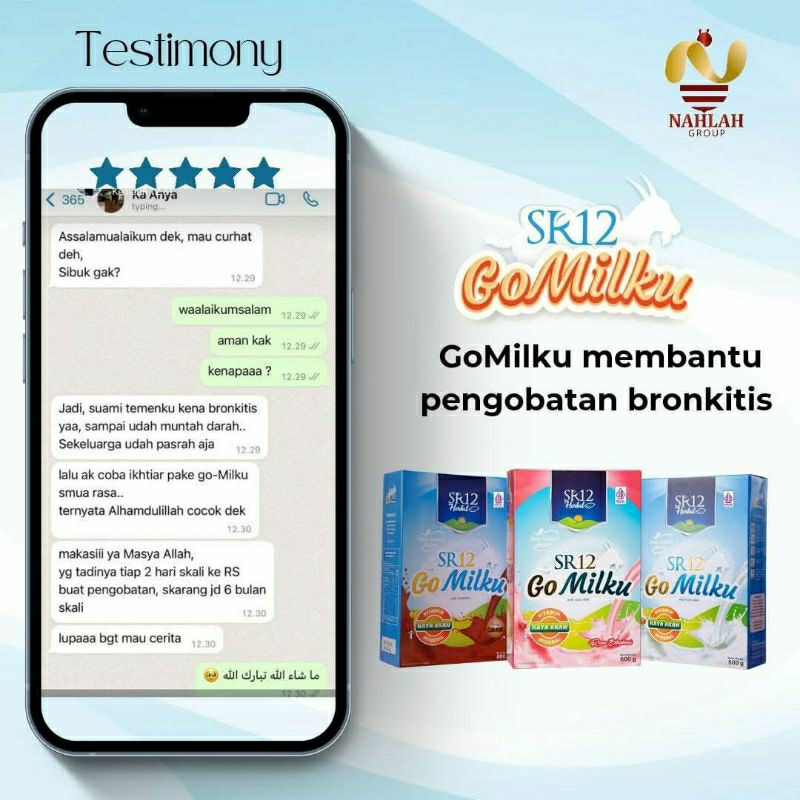 

SUSU GOMILKU SR12 600 GRAM