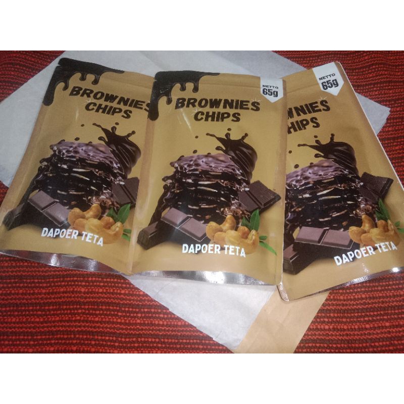 

Brownies Chips 65gr/almond/keju/chocochips