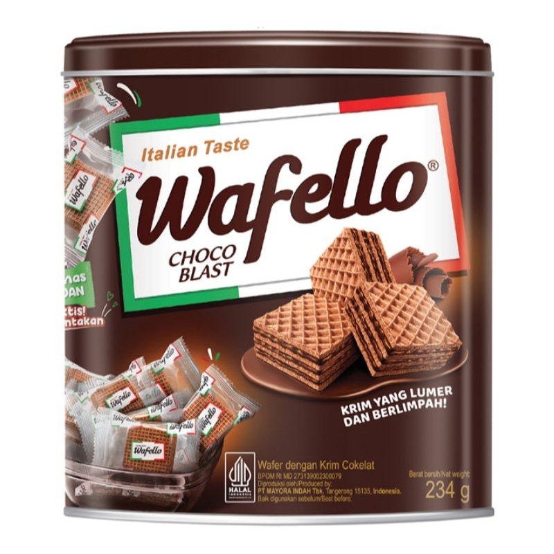 

Wafello Wafer Choco 234 gram kaleng