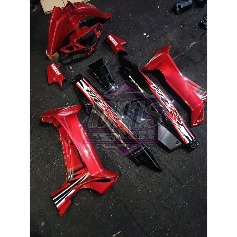 Cover Body Halus Fullset Fiz R FizR Merah Hitam SE
