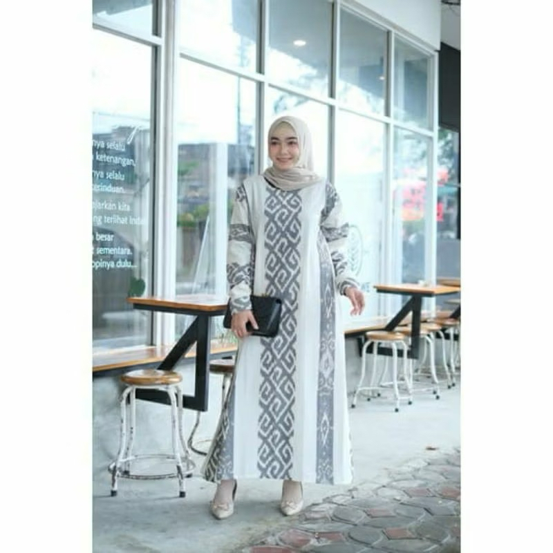 GAMIS LEBARAN GAMIS TENUN BISA BUAT KONDANGAN GAMIS MUSLIM SYARI