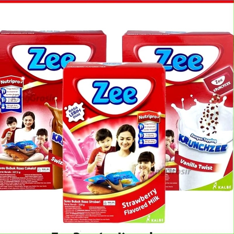 

zee susu bubuk 340gr coklat|vanilla|strawberry.