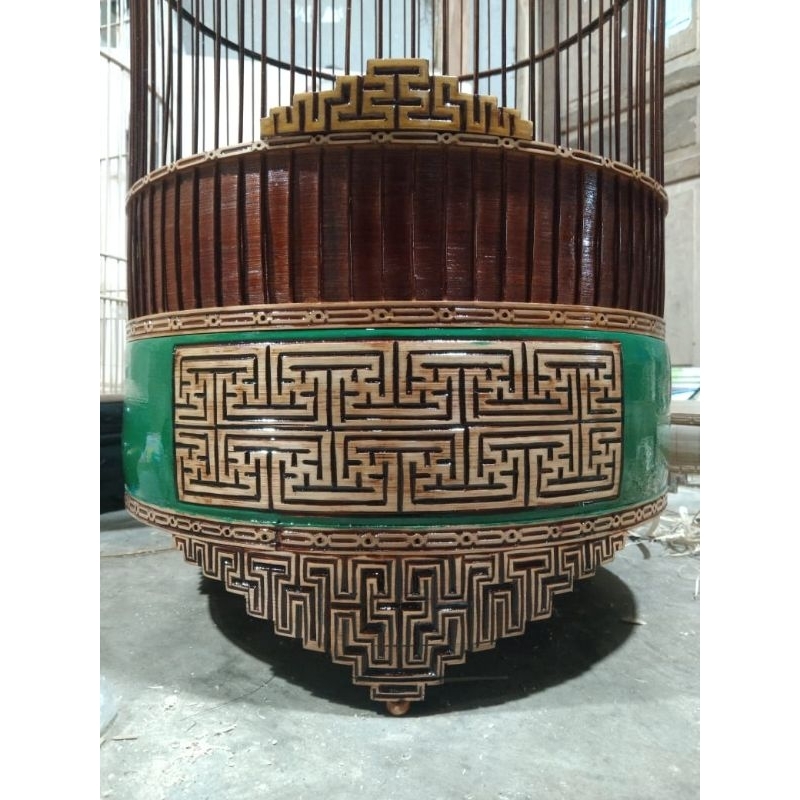 sangkar branjangan full ukir finishing