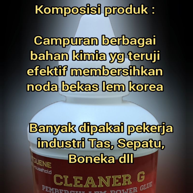 

Pembersih lem power glue korea CLEANER G REMOVER