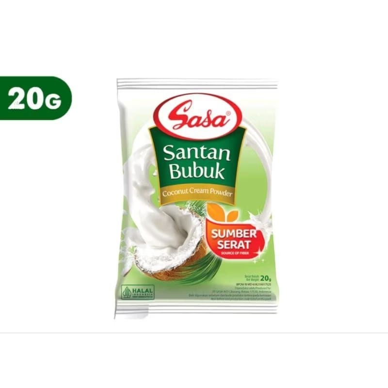 Sasa Santan Bubuk 20 GR Sachet 1 Renteng Isi 12 PCS / Sasa Santan Bubuk Murah