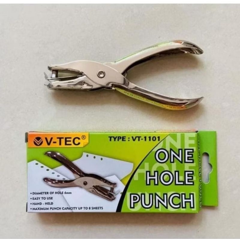 

perfurator hole 1 lubang pembolong kertas v tec pelubang kertas vtec