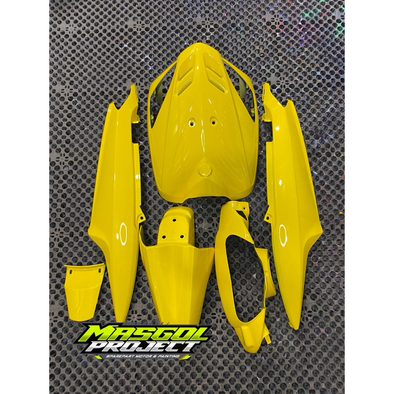 Full body halus Mio sporty Kuning lemon mutiara