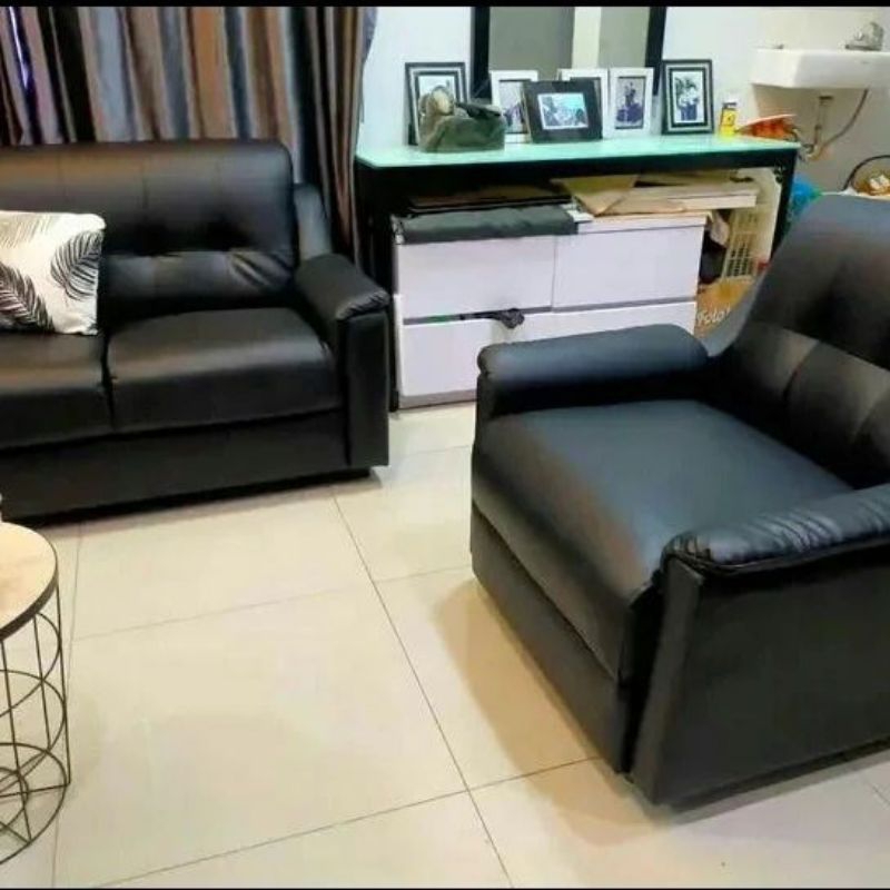 servis sofa ganti kulit seat 3 2 1 dan tambah busa