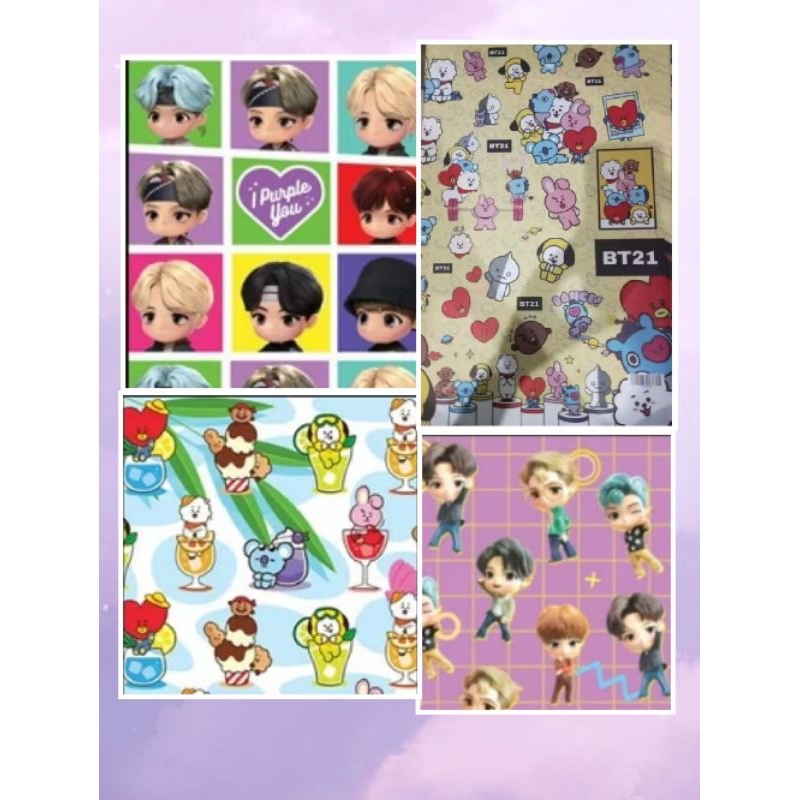 

KERTAS KADO BTS21 KERTAS KADO KOREA MOTIF BT21 CUTE