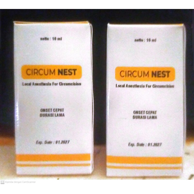 CurcumNest / anestesi lokal / Anestesi Sunat / Anestesi onset cepat , durasi lama