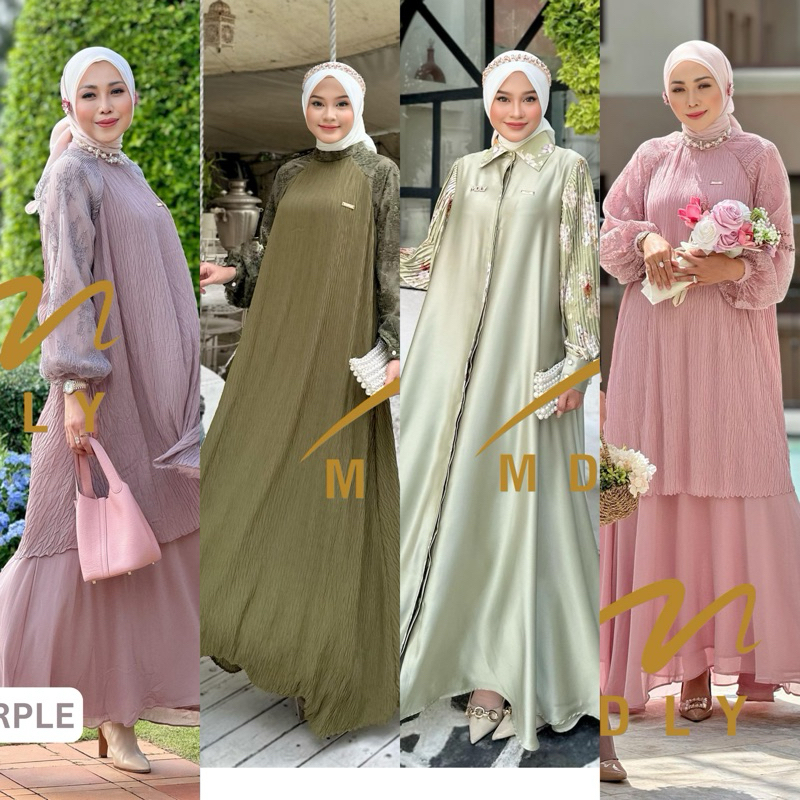 DEELYA DRESS MDLY | LAORA DRESS MDLY | SHAURA DRESS MDLY | DRESS PLEATS MDLY | SAMARA DRESS  MDLY | 