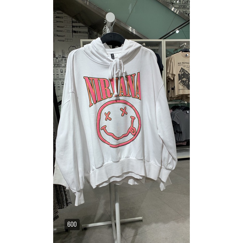 hoodie Nirvana Hoodie HnM Nirvana original