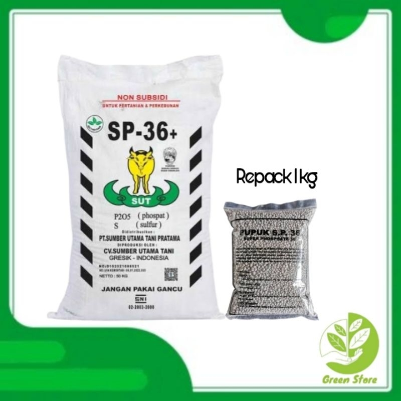 Pupuk SP-36 Super Phosphate SP36 TSP Eceran 1kg