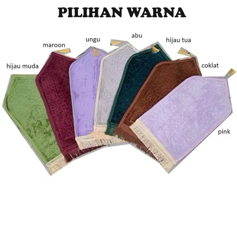 SAJADAH MINI KUBAH EMBOS | SAJADAH KUBAH MINI