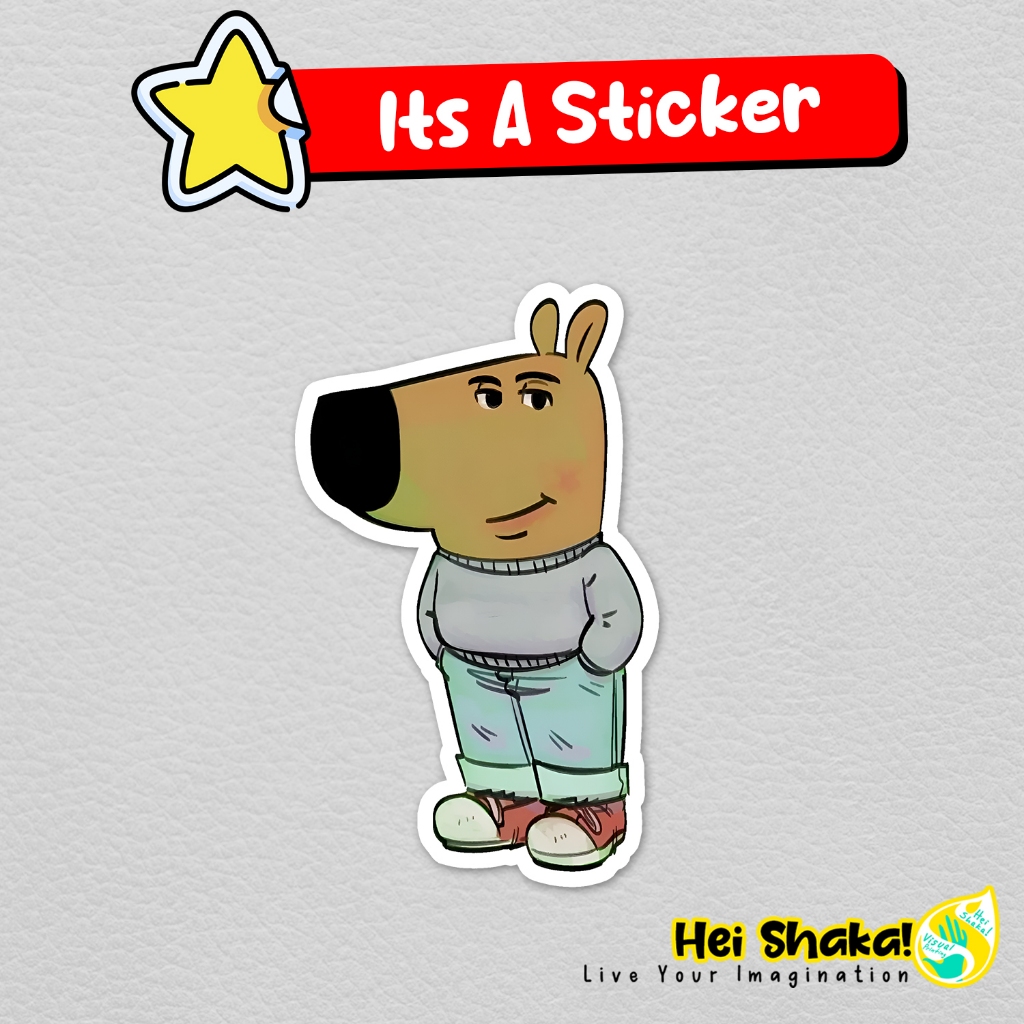 

Stiker Chill Guy ChillGuy Sticker Meme Viral Bahan Vinyl Anti Air