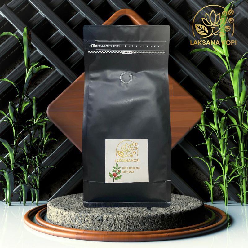 

Kopi Robusta Istimewa Dampit 500g-LaksanaKopi
