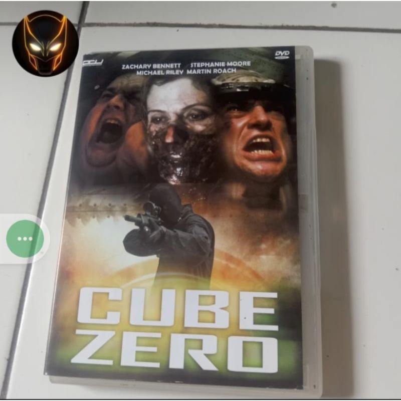 DVD Original CUBE ZERO Feat STEPHANIE MOORE Text Indonesia