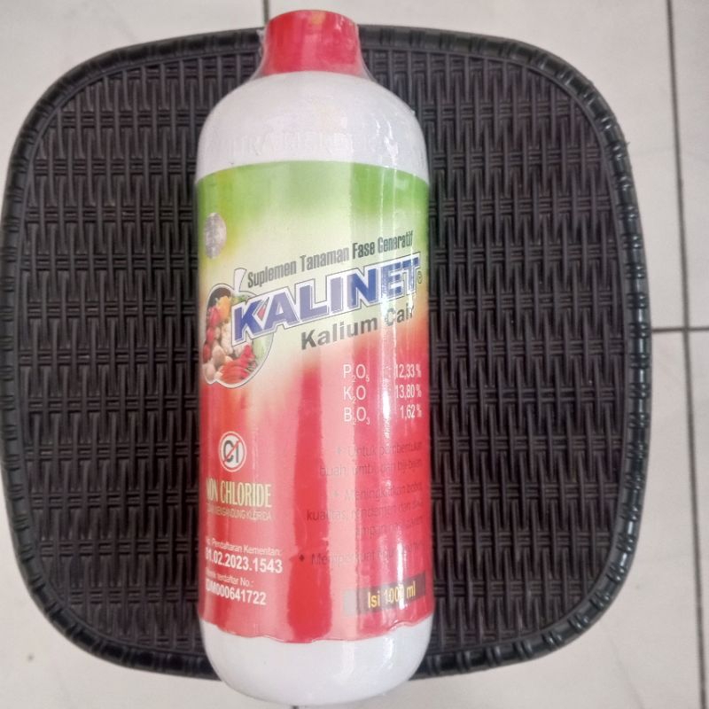 pupuk / nutrisi buah&bunga KALINET kalium cair kemasan 1000ml/1liter