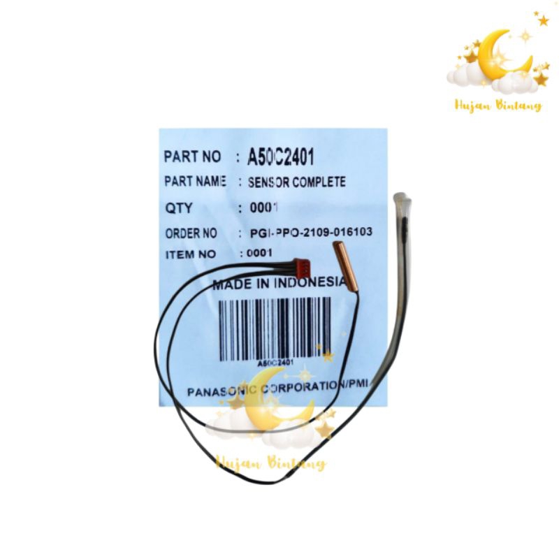 Thermistor AC Panasonic Original 0.5PK 3/4PK 1PK / Termistor AC Panasonic 1/2PK / Sensor Suhu AC Pan