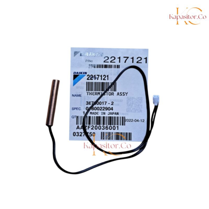 Termistor ac daikin thailand 3/4pk soket dan sensor kecil 15 kilo ohm ORIGINAL termis ac daikin thai