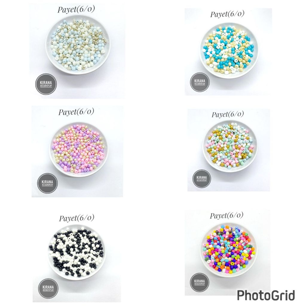 40gr Mote Manik Payet Pasir 6/0