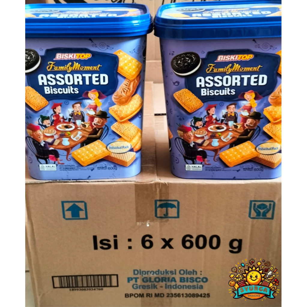 

Biskitop Family Moment Assorted Biscuit / Biskuit Lebaran (600 Gr)