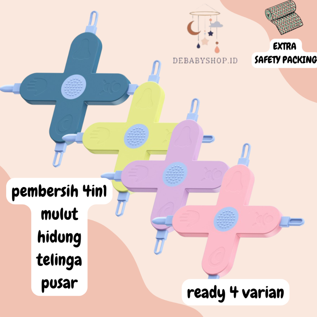 TERMURAH Pinset Serbaguna 4 sisi Perawatan Bayi / Pinset Pembersih Badan Bayi / Pinset Pembersih Tel