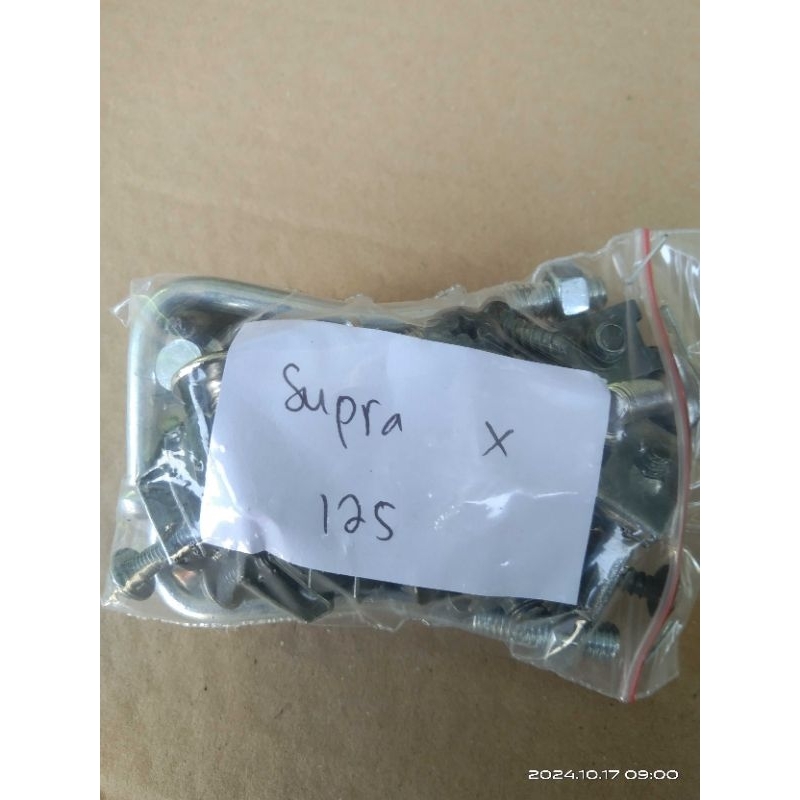 baut full set Supra x 125 untuk satu motor