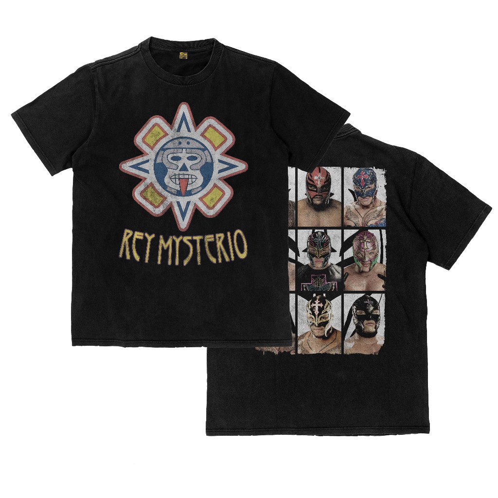 [COD] Kaos Rey Mysterio WWE Smackdown Booyaka 619 Kaos Tebal T Shirt Flexinc Katun 16s Heavyweight U