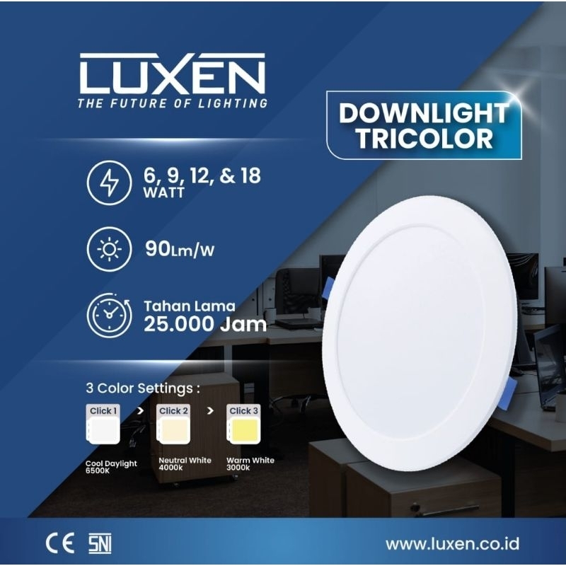 DOWNLIGHT TRYCOLOR PANEL LUXEN