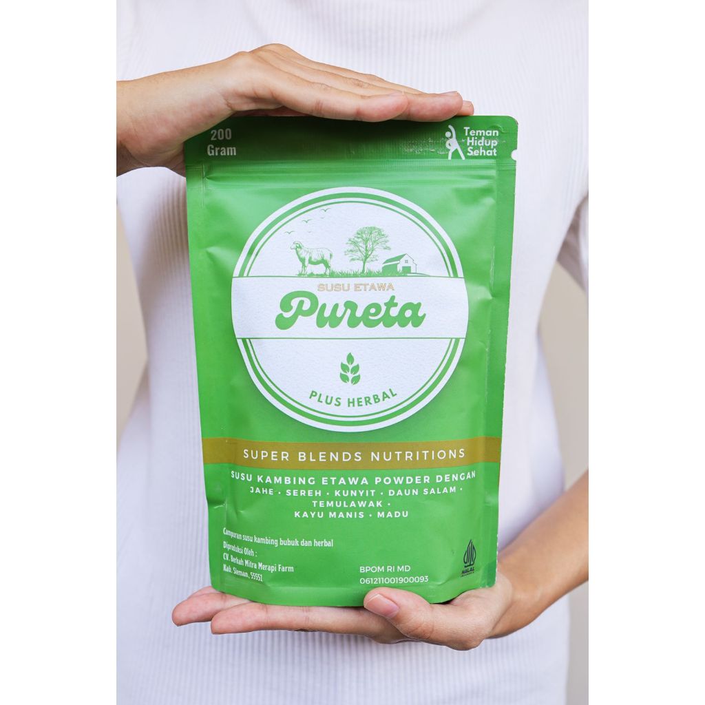 

susu kambing etawa pureta 200 gram susu kambing murni bubuk