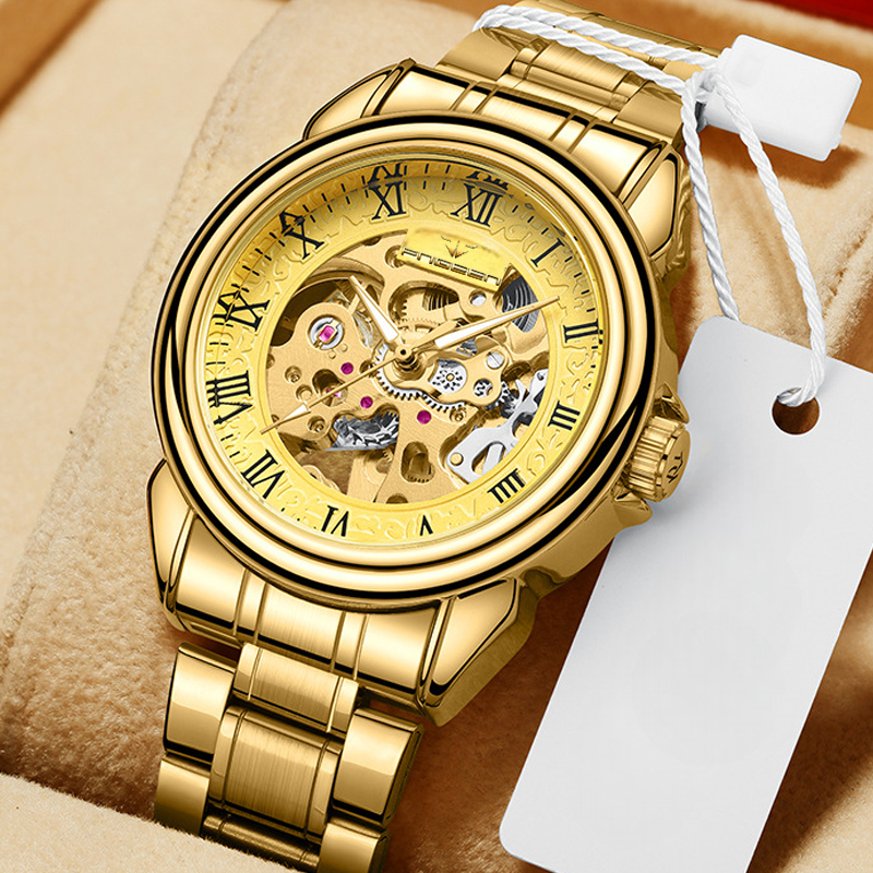 [BEST SELLER] Jam Tangan Otomatis Pria Asli Premium Lexier Original Tahan Air Automatic Mechanical W