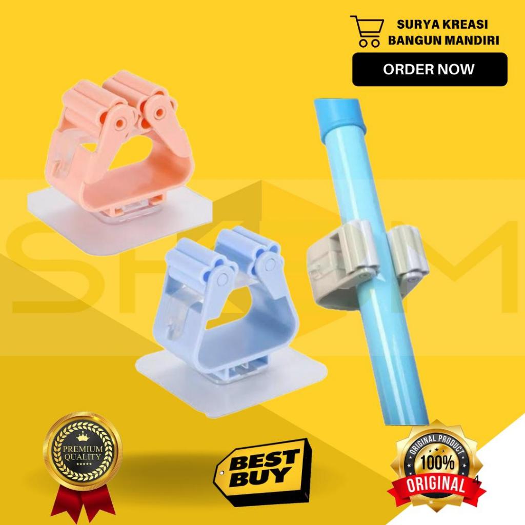 GANTUNGAN SAPU - GANTUNGAN PEL - MOP HOLDER - HOOK GAGANG SAPU / PEL - GANTUNGAN TEMPEL - GANTUNGAN 