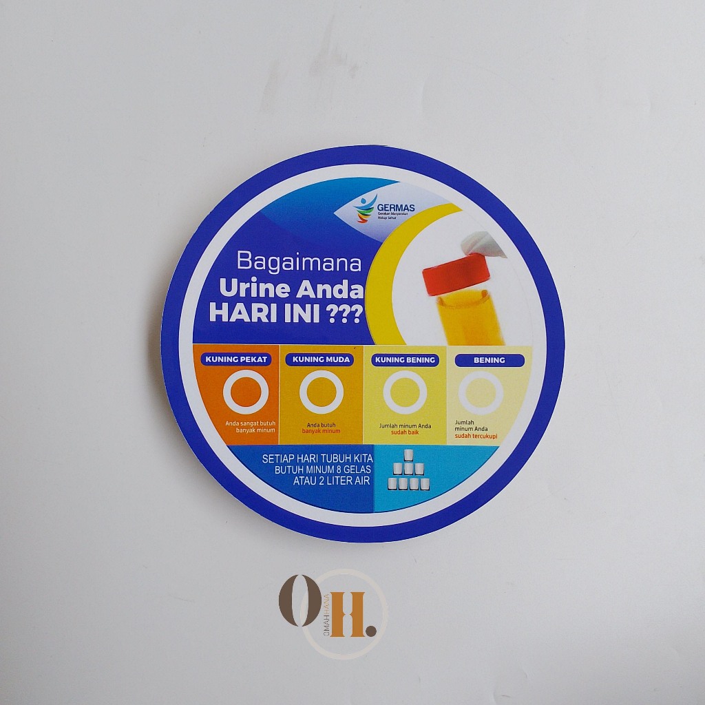 

Stiker bagaimana urine Anda - Stiker indikator urine - Stiker vinyl - Laminasi glossy