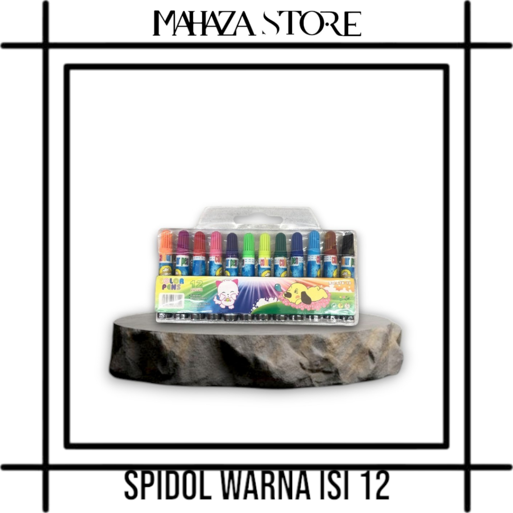 

SPIDOL 12 WARNA | PENSIL WARNA | ALAT MENGGAMBAR