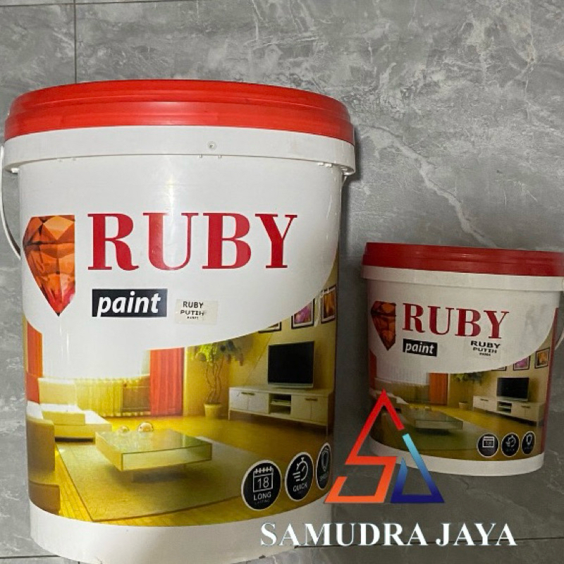 CAT TEMBOK RUBY CAT AIR TEMBOK CAT TEMBOK MURAH 25KG 5KG