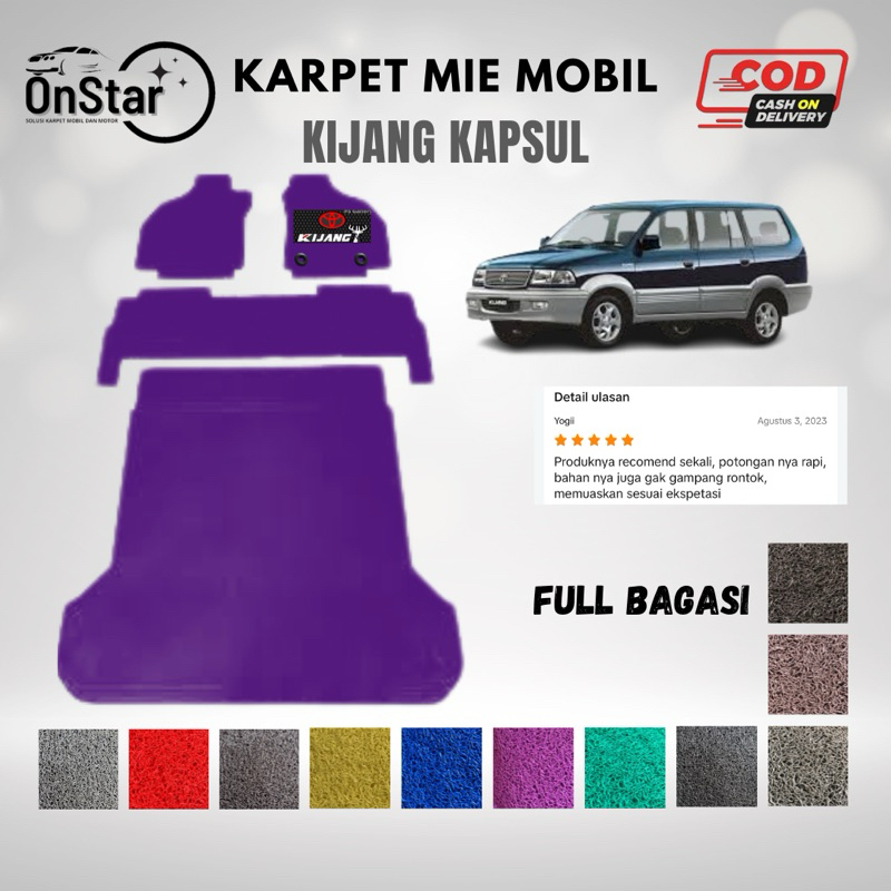 Karpet Mie Mobil Kijang Kapsul