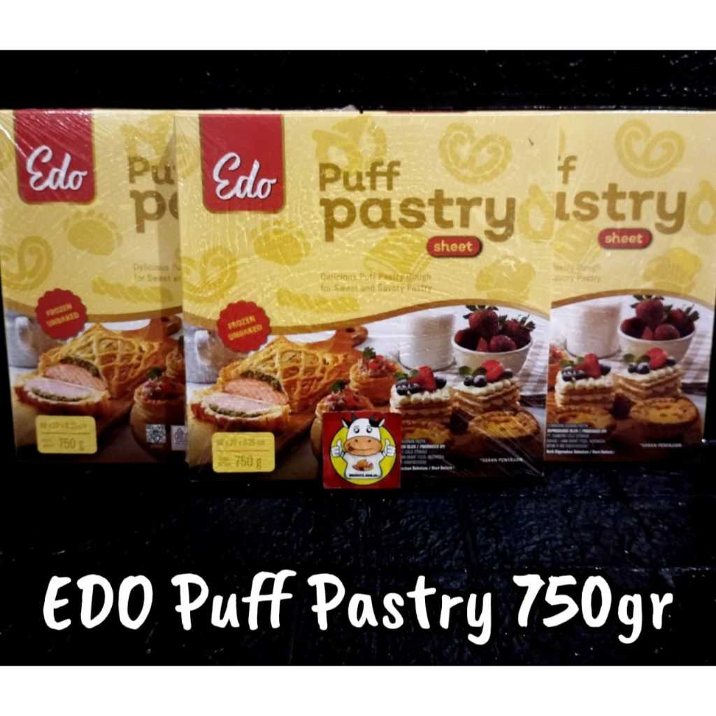 

EDO PUFF PASTRY 375GR/750GR-FROZEN FOOD-BRONTZ JOGJA