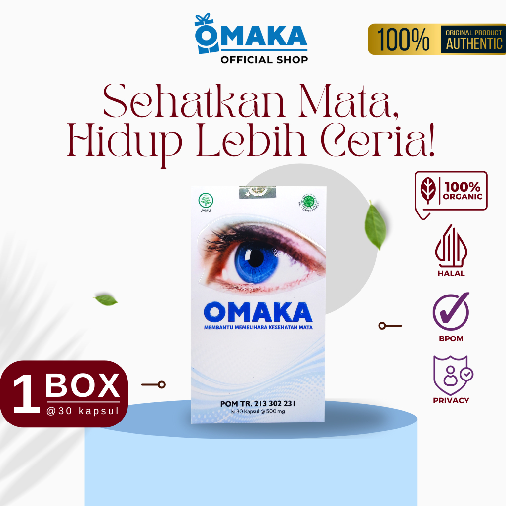 OMAKA - Kapsul Herbal Untuk Mata Katarak, Minus/Plus