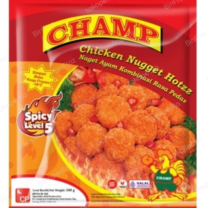 

Champ Chiken Nugget Hot 500GR